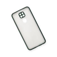 Newface Xiaomi Redmi Note 9 Kılıf Montreal Silikon Kapak - Yeşil