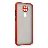 Newface Xiaomi Redmi Note 9 Kılıf Montreal Silikon Kapak - Kırmızı