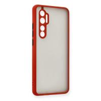 Newface Xiaomi Mi Note 10 Lite Kılıf Montreal Silikon Kapak - Kırmızı