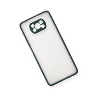 Newface Xiaomi Pocophone X3 Kılıf Montreal Silikon Kapak - Yeşil