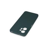 Newface Xiaomi Redmi Note 12 4G Kılıf First Silikon - Koyu Yeşil