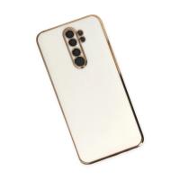 Newface Xiaomi Redmi Note 8 Pro Kılıf Volet Silikon - Beyaz