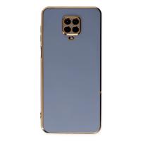 Newface Xiaomi Redmi Note 9 Pro Kılıf Volet Silikon - Mavi