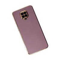 Newface Xiaomi Redmi Note 9 Pro Kılıf Volet Silikon - Mor