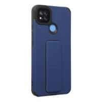 Newface Xiaomi Redmi 9C Kılıf Mega Standlı Silikon - Mavi