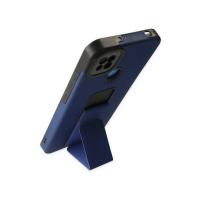 Newface Xiaomi Redmi 9C Kılıf Mega Standlı Silikon - Mavi