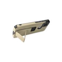 Newface Xiaomi Redmi 9C Kılıf Mega Standlı Silikon - Gold