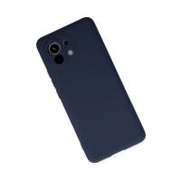 Newface Xiaomi Mi 11 Kılıf Nano içi Kadife Silikon - Lacivert