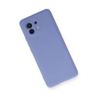 Newface Xiaomi Mi 11 Kılıf Nano içi Kadife Silikon - Lila