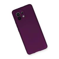 Newface Xiaomi Mi 11 Kılıf First Silikon - Mürdüm