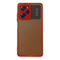 Newface Xiaomi Poco X5 Pro 5G Kılıf Montreal Silikon Kapak - Kırmızı