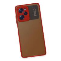 Newface Xiaomi Poco X5 Pro 5G Kılıf Montreal Silikon Kapak - Kırmızı