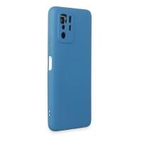 Newface Xiaomi Poco X3 GT Kılıf Nano içi Kadife Silikon - Mavi