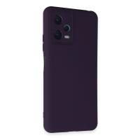 Newface Xiaomi Redmi Note 12 5G Kılıf Nano içi Kadife Silikon - Mor
