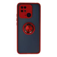 Newface Xiaomi Poco C40 Kılıf Montreal Yüzüklü Silikon Kapak - Kırmızı