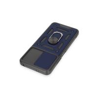 Newface Xiaomi Redmi Note 12 5G Kılıf Pars Lens Yüzüklü Silikon - Lacivert