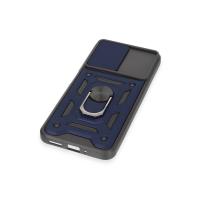 Newface Xiaomi Redmi Note 12 5G Kılıf Pars Lens Yüzüklü Silikon - Lacivert