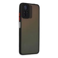 Newface Xiaomi Redmi Note 12S Kılıf Montreal Silikon Kapak - Siyah