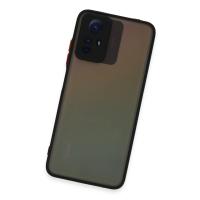 Newface Xiaomi Redmi Note 12S Kılıf Montreal Silikon Kapak - Siyah