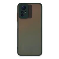 Newface Xiaomi Redmi Note 12S Kılıf Montreal Silikon Kapak - Yeşil