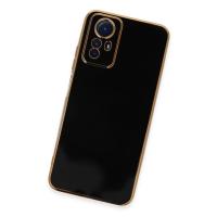 Newface Xiaomi Redmi Note 12S Kılıf Volet Silikon - Siyah