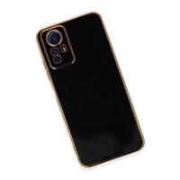 Newface Xiaomi Redmi Note 12S Kılıf Volet Silikon - Siyah