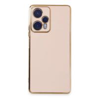 Newface Xiaomi Poco F5 Kılıf Volet Silikon - Pembe