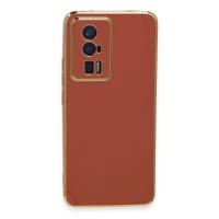 Newface Xiaomi Poco F5 Pro Kılıf Volet Silikon - Kırmızı