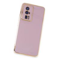 Newface Xiaomi Poco F5 Pro Kılıf Volet Silikon - Mor