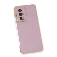 Newface Xiaomi Poco F5 Pro Kılıf Volet Silikon - Mor