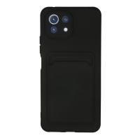 Newface Xiaomi Mi 11 Kılıf Kelvin Kartvizitli Silikon - Siyah