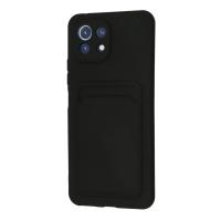 Newface Xiaomi Mi 11 Kılıf Kelvin Kartvizitli Silikon - Siyah