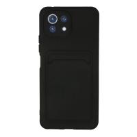 Newface Xiaomi Mİ 11 Lite Kılıf Kelvin Kartvizitli Silikon - Siyah