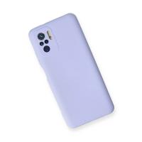 Newface Xiaomi Redmi Note 10 Kılıf Nano içi Kadife Silikon - Lila