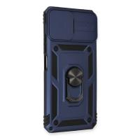 Newface Xiaomi Mİ 11 Lite Kılıf Pars Lens Yüzüklü Silikon - Lacivert