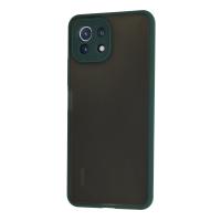 Newface Xiaomi Mİ 11 Lite Kılıf Montreal Silikon Kapak - Yeşil