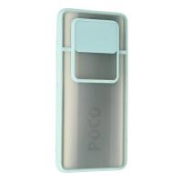 Newface Xiaomi Pocophone X3 Kılıf Palm Buzlu Kamera Sürgülü Silikon uaz