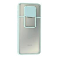 Newface Xiaomi Redmi Note 9 Pro Kılıf Palm Buzlu Kamera Sürgülü Silikon uaz