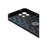 Newface Xiaomi Mİ 11 Lite Kılıf Range Yüzüklü Silikon - Siyah-Kırmızı