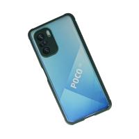 Newface Xiaomi Poco F3 Kılıf Miami Şeffaf Silikon - Koyu Yeşil