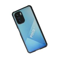 Newface Xiaomi Poco F3 Kılıf Miami Şeffaf Silikon - Siyah