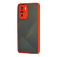 Newface Xiaomi Poco F3 Kılıf Montreal Silikon Kapak - Kırmızı