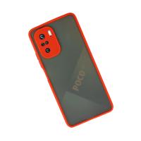 Newface Xiaomi Poco F3 Kılıf Montreal Silikon Kapak - Kırmızı