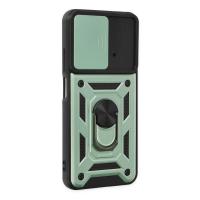 Newface Xiaomi Poco M4 Pro 4G Kılıf Pars Lens Yüzüklü Silikon - Yeşil