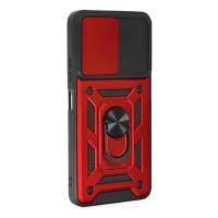 Newface Xiaomi Poco X3 GT Kılıf Pars Lens Yüzüklü Silikon - Kırmızı