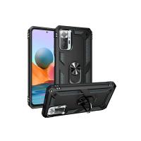 Newface Xiaomi Redmi Note 10 Pro Kılıf Sofya Yüzüklü Silikon Kapak - Siyah