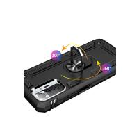 Newface Xiaomi Redmi Note 10 Pro Kılıf Sofya Yüzüklü Silikon Kapak - Siyah