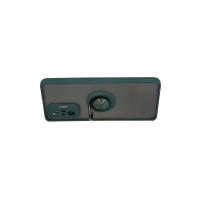 Newface Xiaomi Redmi Note 10 Pro Kılıf Montreal Yüzüklü Silikon Kapak - Yeşil