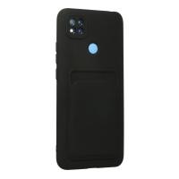 Newface Xiaomi Redmi 9C Kılıf Kelvin Kartvizitli Silikon - Siyah