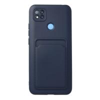 Newface Xiaomi Redmi 9C Kılıf Kelvin Kartvizitli Silikon - Lacivert